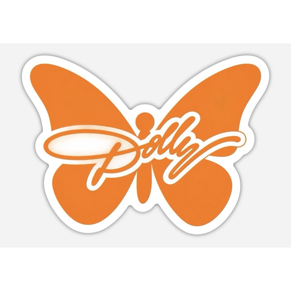 Dolly Parton Tennessee Vols Helmet Decal Butterfly Sticker Oracal White 3x2